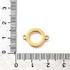 304 Stainless Steel Ring Links Connector Charms STAS-Q348-36G-3