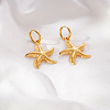 Ocean 304 Stainless Steel Hoop Dangle Earrings for Women DN9984-7-1