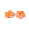 Two Tone Handmade Lampwork European Beads LAMP-N024-39-01F-2