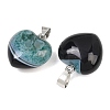 Natural Agate(Dyed & Heated) Pendants GG-K002-03D-2