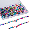 2 Strands Synthetic Turquoise Beads Strands G-SC0002-50-1