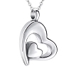 304 Stainless Steel Heart Pendant Urn Ashes Necklaces PW-WG8DE50-01-1