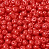6/0 Opaque Baking Paint Glass Seed Beads SEED-M012-02A-20-3