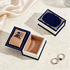 Microfiber Ring Storage Boxes CON-WH0100-47-4