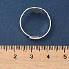 Adjustable Brass Pad Ring Setting KK-K414-06S-3