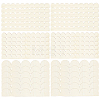 30Pcs 3 Styles Unfinished Fan Shaped Wooden Frames WOOD-GO0001-29-1