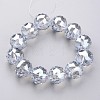 Electroplate Glass Bead Strands EGLA-J140-PL01-20mm-2