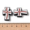 Sports Theme Silicone Beads LS-SL-D001-02B-3