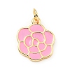 Brass Enamel Pendants KK-G416-41G-05-1