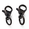 304 Stainless Steel Lobster Claw Clasps Ion Plating(IP) X-STAS-G240-01A-EB-2