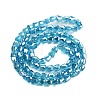 Electroplate Glass Beads Strands EGLA-D030-T4mm-B03-3