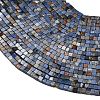 Natural Dumortierite Beads Strands GG-CBA2498-A05-01-3