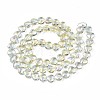 Electroplate Glass Beads Strands EGLA-S188-14-B02-2