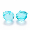 Transparent Acrylic Pendants TACR-T024-05B-946-2