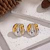 Nuggets 304 Stainless Steel Stud Earrings WQ1047-5