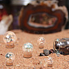 5 Sets 5 Style Round Iridescent Glass Dome Cover AJEW-DR0001-08-5