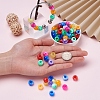 Cheriswelry 400Pcs 8 Colors Resin Large Hole Beads RESI-CW0001-12-5
