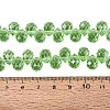 Transparent Glass Beads Strands GLAA-Q116-01A-B09-4