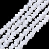 Imitation Jade Glass Beads Strands GLAA-N020-3mm-01-1