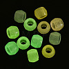 Transparent Luminous Acrylic Beads X-OACR-N137-34-2