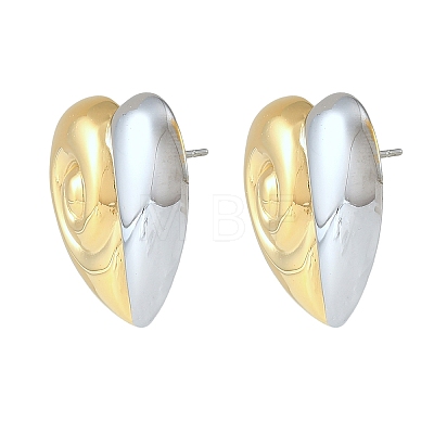 304 Stainless Steel Stud Earrings EJEW-Z173-06GP-1