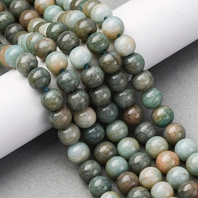 Ombre Effect Dyed Glass Beads Strands GLAA-T031-01O-13-1