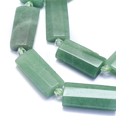 Natural Green Aventurine Beads Strands G-E530-16H-1