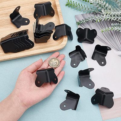 CHGCRAFT 24Pcs 2 Style Iron Corner Protector AJEW-CA0001-72-1