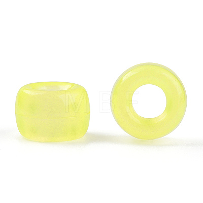 Transparent & Luminous Plastic Beads KY-T025-01-H08-1