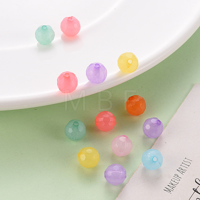 Transparent Acrylic Beads X-TACR-S154-62E-1