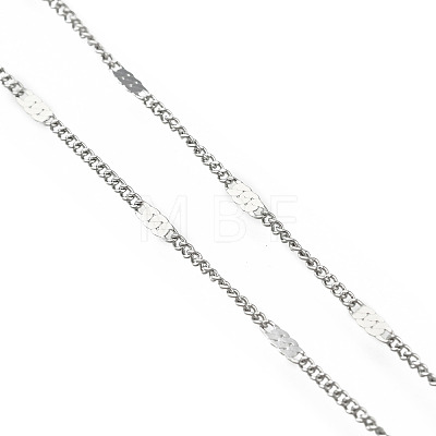 Non-Tarnish 304 Stainless Steel Link Chain Necklaces LS-NJEW-F248-16A-P-1