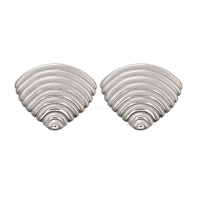 304 Stainless Steel Studs Earrings for Women EJEW-K306-22P-1