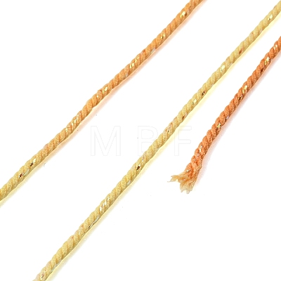30M Segment Dyed Cotton & Metallic String Threads OCOR-F018-01D-1