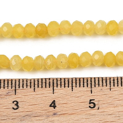 Dyed Natural Whie Jade Beads Strands GG-CBAF9EE-A22-3x4mm-1