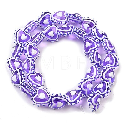 Handmade Lampwork Beads LAMP-D003-02O-1