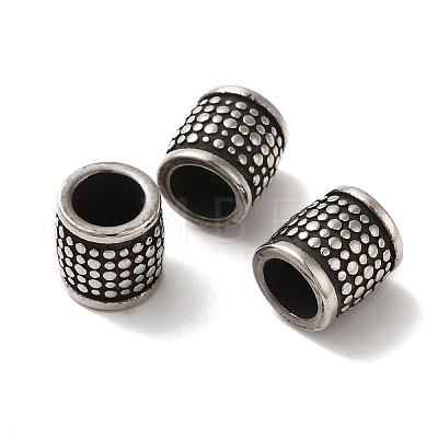 304 Stainless Steel European Beads STAS-A080-36AS-1