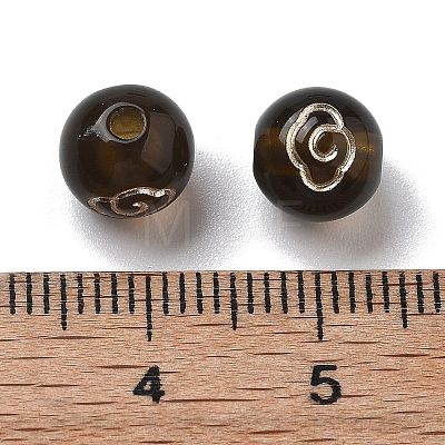 Plating Acrylic Beads OACR-S042-05C-1