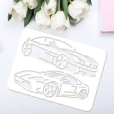 Plastic Drawing Painting Stencils Templates DIY-WH0396-252-1