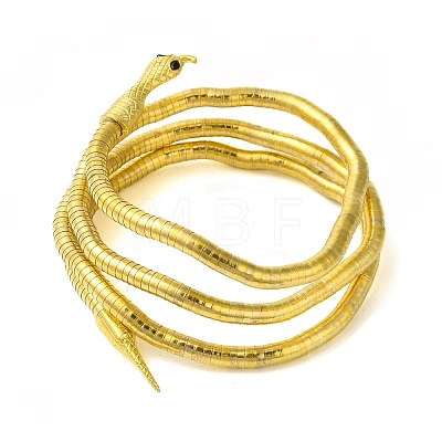 Adjustable Iron Snake Wrap Bangles BJEW-U004-03A-G-1