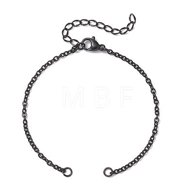 2MM 304 Stainless Steel Cable Chain Bracelet Making AJEW-JB01500-1