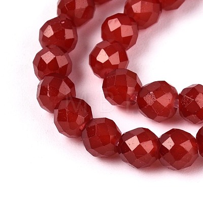 Imitation Jade Glass Beads Strands GLAA-T028-4mm-11A-1