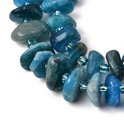 Natural Blue Apatite Beads Strands GG-CBAC13F-E01-01-1