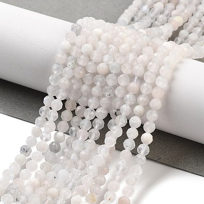 Natural Rainbow Moonstone Beads Strands G-G140-A13-03-1