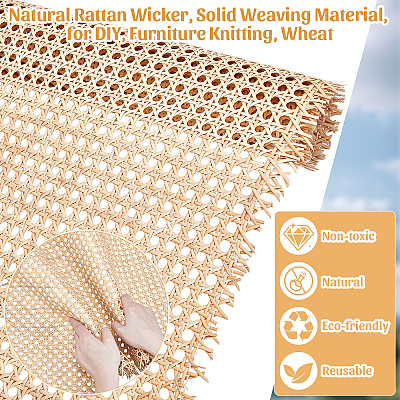 Natural Rattan Wicker AJEW-WH0410-271D-1