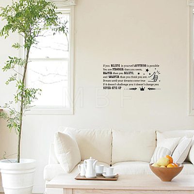 PVC Wall Stickers DIY-WH0385-006-1