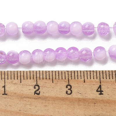 Crackle Glass Beads Strands GLAA-U001-4mm-04-1