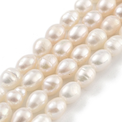 Natural Cultured Freshwater Pearl Beads Strands PEAR-P062-06D-1