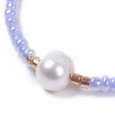 Adjustable Nylon Thread Braided Beads Bracelets BJEW-JB04375-1