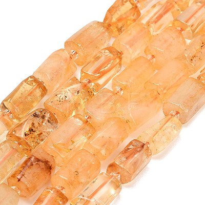 Heated Natural Citrine(Heated) Beads Strands G-F836-B08-01-1