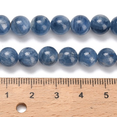 Natural Kyanite Beads Strands G-C259-B01-8mm-01-1